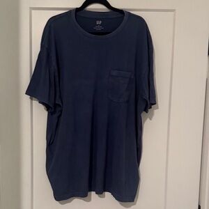 Gap men’s everyday soft crew tee blue washed style
